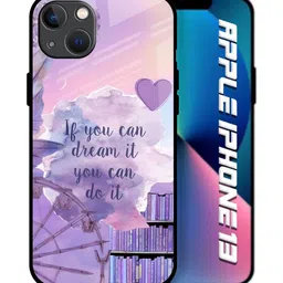 QRIOH Conversational Printed iPhone 13 Back Case Mobile Accessories image 3