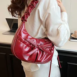 StyleCast x Revolte Women Solid Structured Shoulder Bag image 2