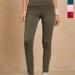 COLOR CAPITAL Women Pack of 4 Skin Fit Antimicrobial Tights-picture-39