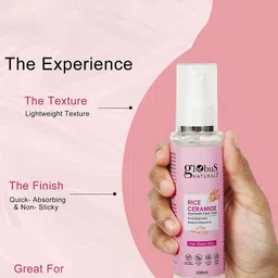Globus naturals Set Of 3 Rice Ceramide Ayurvedic Face Toner -100ml Each image 3