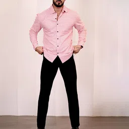 Eszett Cutaway Collar Casual Pure Linen Shirt-picture-37