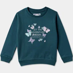 R&B Girls Cotton Graphic Printed Pullover Sweatshirt-picture-31