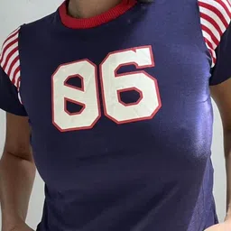 LULU & SKY Women Typography Printed Round Neck Muscle Fit T-shirt-picture-31