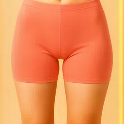 UllasPemium Women Pack of 2 Solid Mid-Rise Cotton Blend Boy Shorts image 4