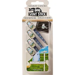 YANKEE CANDLE Clean Cotton Scented Car Vent Stick 29 g image 1
