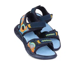 PENNEN Boys Blue Synthetic Slip-On Comfort Sandals-picture-20