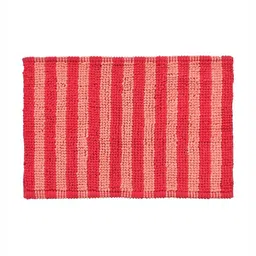 STELLAR HOME Maimi Peach-Coloured & Pink Textured 1500 GSM BathRugs image 5