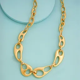 Kushal's Fashion Jewellery Gold-Plated Statement Necklace-picture-19