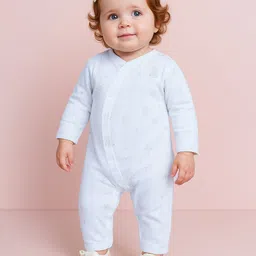 Kidbea Infants Printed Round Neck Comfortable Cotton Rompers-picture-11