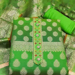 SAINOOR Semi-Stitched Dress Material image 3