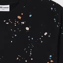 Fame Forever by Lifestyle Boys Geometric Printed Cotton Pullover Sweatshirt image 4