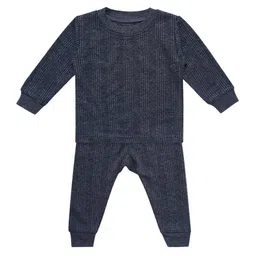 Superminis Kids Pack Of 3 Ribbed Pure Cotton Thermal Set image 4