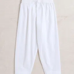 The Magic Wand Boys Floral Printed Regular Pure Cotton Kurta with Pyjamas image 4