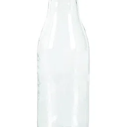 1ST TIME Transparent Glass Freezer Safe 2 Pieces Regular Water Bottle- 300ML image 4