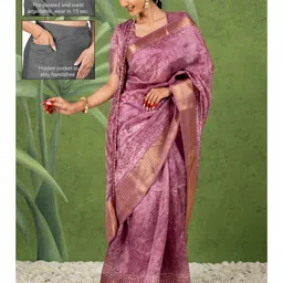 KALINI Purple Art Silk Printed Sarees-picture-33