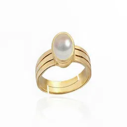 GenZcomplex Gold-Plated Brass Pearls Finger Ring-picture-28