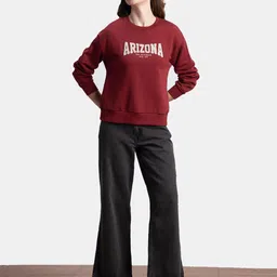 Jockey Women Printed Sweatshirt image 4