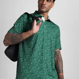 Puma Mattr Peach Stand Men's Golf Polo Tshirts image 1