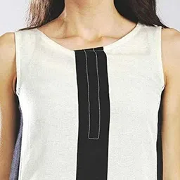 Khankan Women Colourblocked Thread Work Kurta image 3