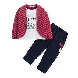 MEROPE Boys Printed T-shirt With Trousers-picture-39