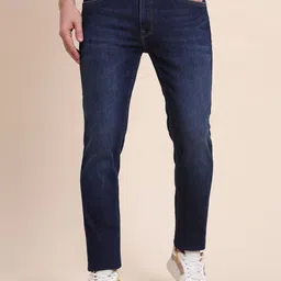 JADE BLUE Men Slim Fit High-Rise Light Fade Stretchable Denim Jeans-picture-31