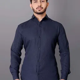 WILNERCROWN Men Classic Opaque Casual Shirt image 1