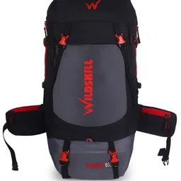 WILDSKILL Unisex Brand Logo Backpack with Compression Straps-picture-12