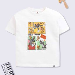 YK X Minute Mirth Girls Tom & Jerry Printed T-shirt-picture-15