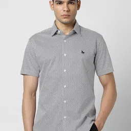 Van Heusen Sport Men Cotton Slim Fit Printed Casual Shirt-picture-27