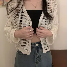 KPOP Women Crop Cardigan-picture-28