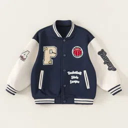 LULU & SKY Boys Crop Bomber with Patchwork Jacket-picture-39