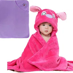 baby zone Embroidered Crib Hooded Baby Blanket for AC Room-picture-11