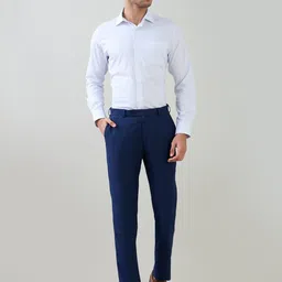 Park Avenue Grid Tattersall Checks Checked Spread Collar Cotton Shirt image 2