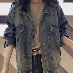StyleCast x Revolte Women Longline Outdoor Denim Jacket-picture-48