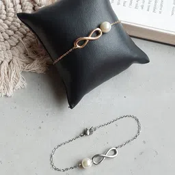 Octagon hub Unisex 2 Brass Gold-Plated Link Bracelet image 3