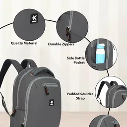 HRX by Hrithik Roshan Unisex Backpack With Rain Cover image 4