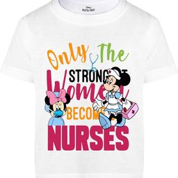 Disney By Miss and Chief Girls Minnie Mouse Printed Bio Finish T-shirt-image-73