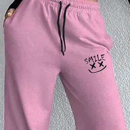 TABADTOD Women Typography Printed Regular Fit TrackPants image 4