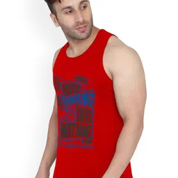 SLOWLORIS Men Pack Of 2 Printed Cotton Innerwear Vest image 5