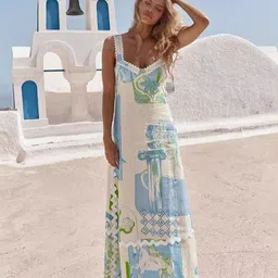 Routes by All About You Women Abstract Print Maxi Dress-image-26