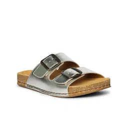 El Naturalista Women Colourblocked Open Toe Flats with Buckles-image-92