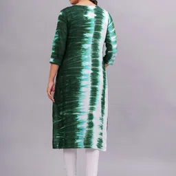 Bachuu Women Abstract Printed Screen Print Daily Straight Kurta image 2