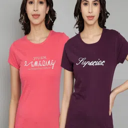 Trend Level Women 2 Applique T-shirt-picture-36