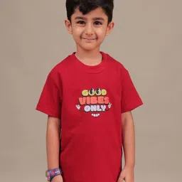 Grit N Groove Boys Typography Printed T-shirt-image-41