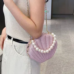 bebe Women Textured Crossbody Embellished Handheld Bag image 4