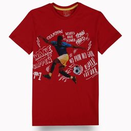 Gini and Jony Boys Typography Printed Round Neck Cotton T-shirt-picture-4
