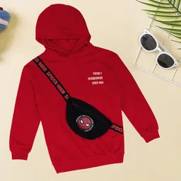 Pantaloons Junior Boys Printed Hooded Sweatshirt-picture-41