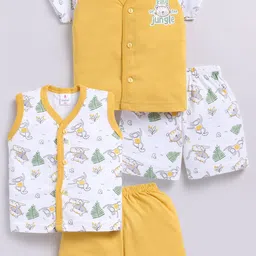 Annie Boys Printed Pure Cotton T-shirt with Shorts-picture-23