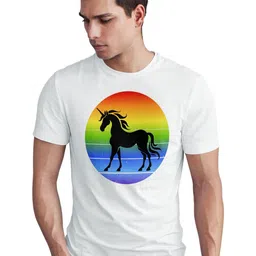 Seekbuylove Men Pure Cotton Printed Bio Finish Regular Fit T-shirt-picture-31