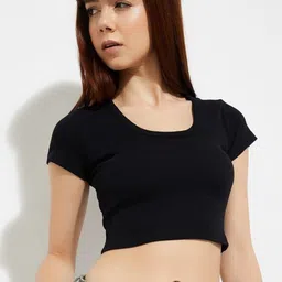 max Women Striped Pockets T-shirt-image-99